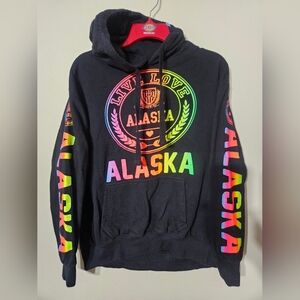 Popular Apparel Live Love Alaska Hoodie Small